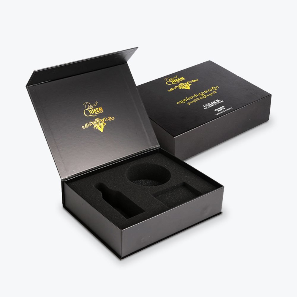 flip top boxes with magnetic closure