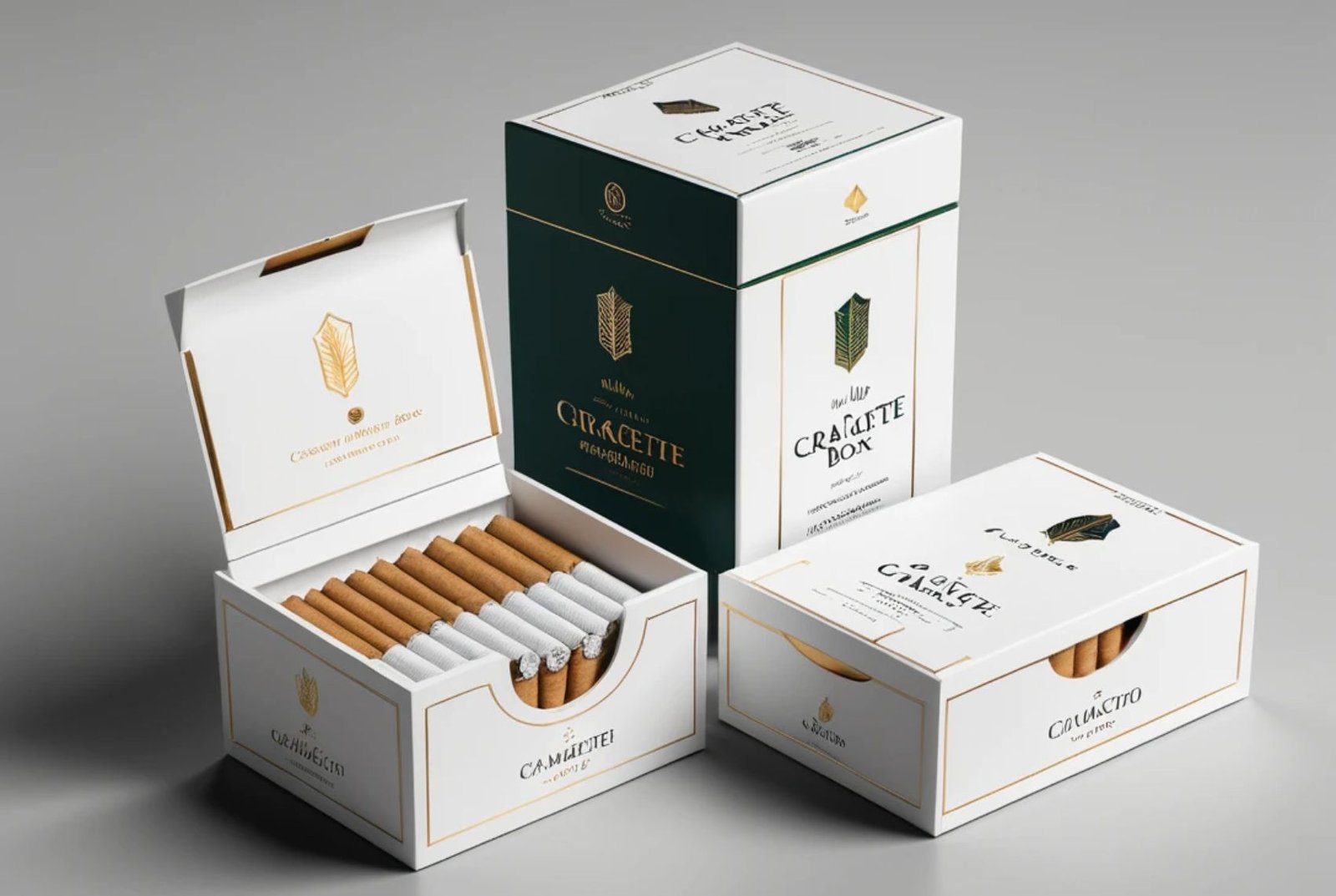 Premium custom cigarette boxes in Austin TX, including cardboard, disposable, and king size packaging by Packaging Ray.