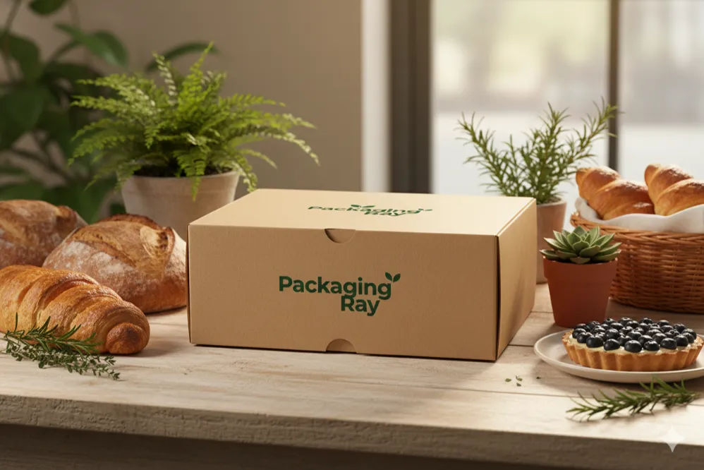 Custom Bakery Box Ideas to Make Your Bakery Stand Out in Texas 3 Eco-friendly kraft bakery box made from recycled paper for Texas bakeries