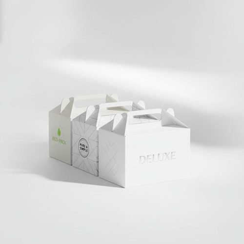 Custom White Gable Boxes